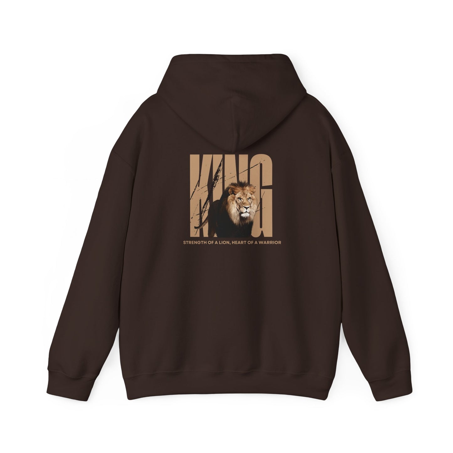 "Strength of a Lion, Heart Of a Warrior" Hoodie - Man