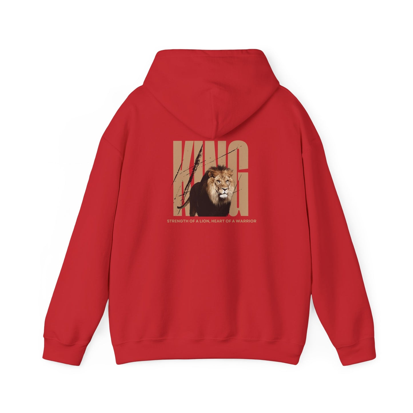 "Strength of a Lion, Heart Of a Warrior" Hoodie - Man