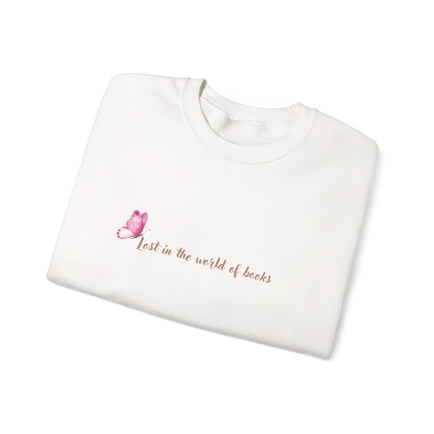 "Lost in The World Of Books" Sweatshirt - Woman