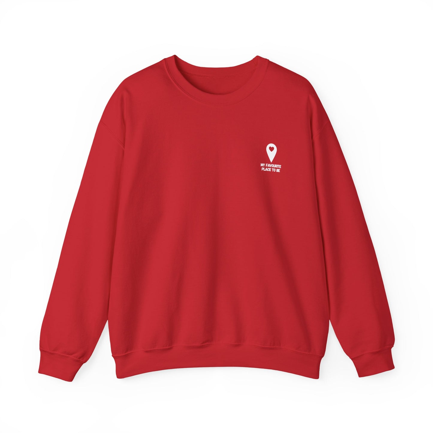 "My Favourite Place To Be" Crewneck Sweatshirt - Couple