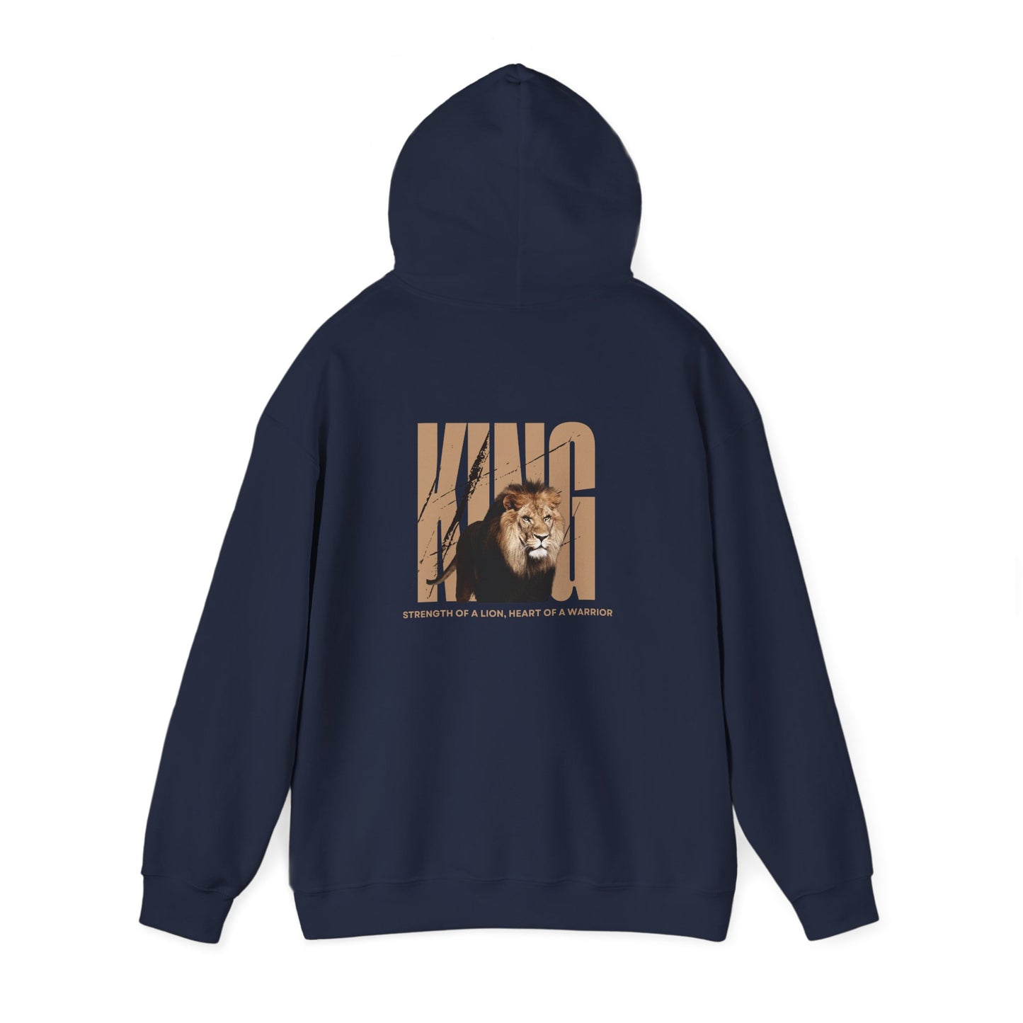 "Strength of a Lion, Heart Of a Warrior" Hoodie - Man