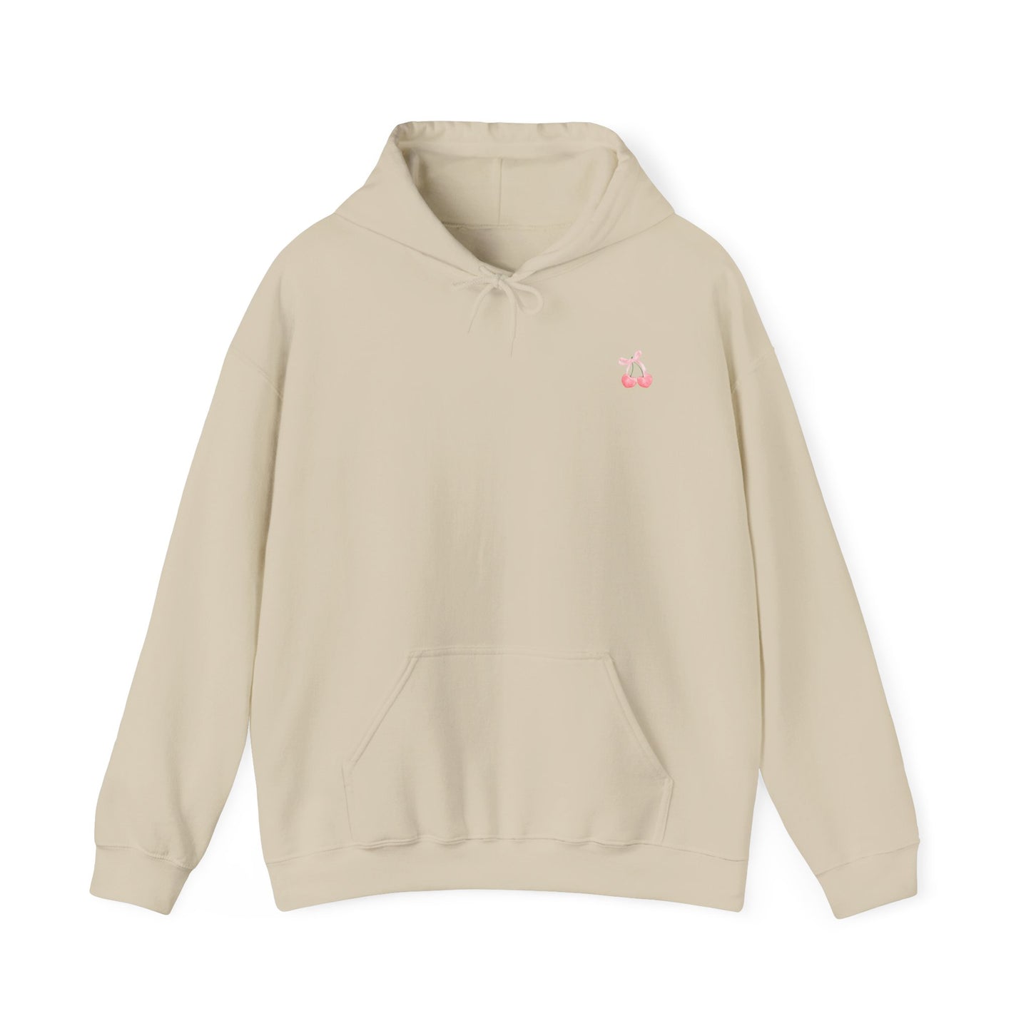 "Chic Cherry Bow" Hoodie - Woman