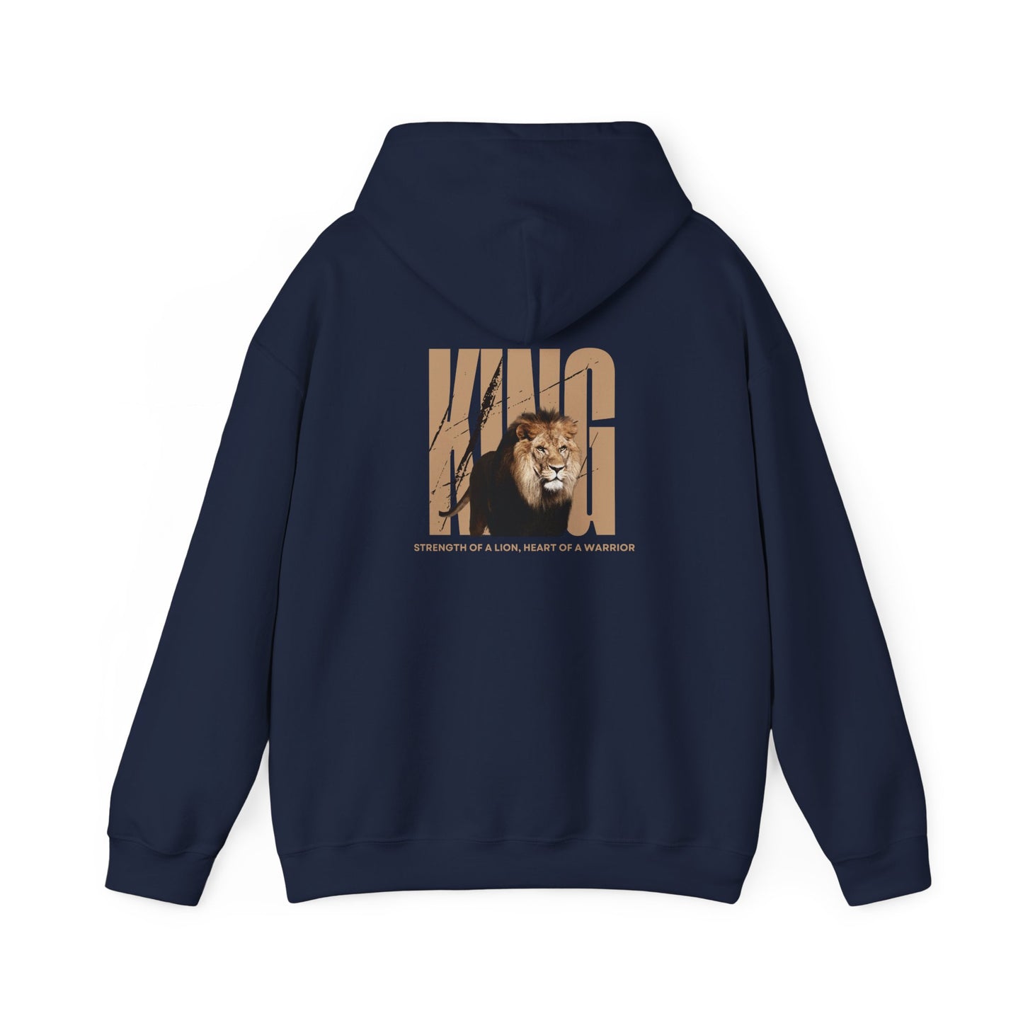 "Strength of a Lion, Heart Of a Warrior" Hoodie - Man