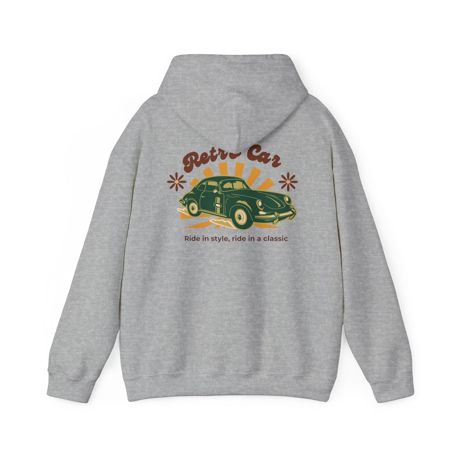 "Retro Car" Hoodie - Man