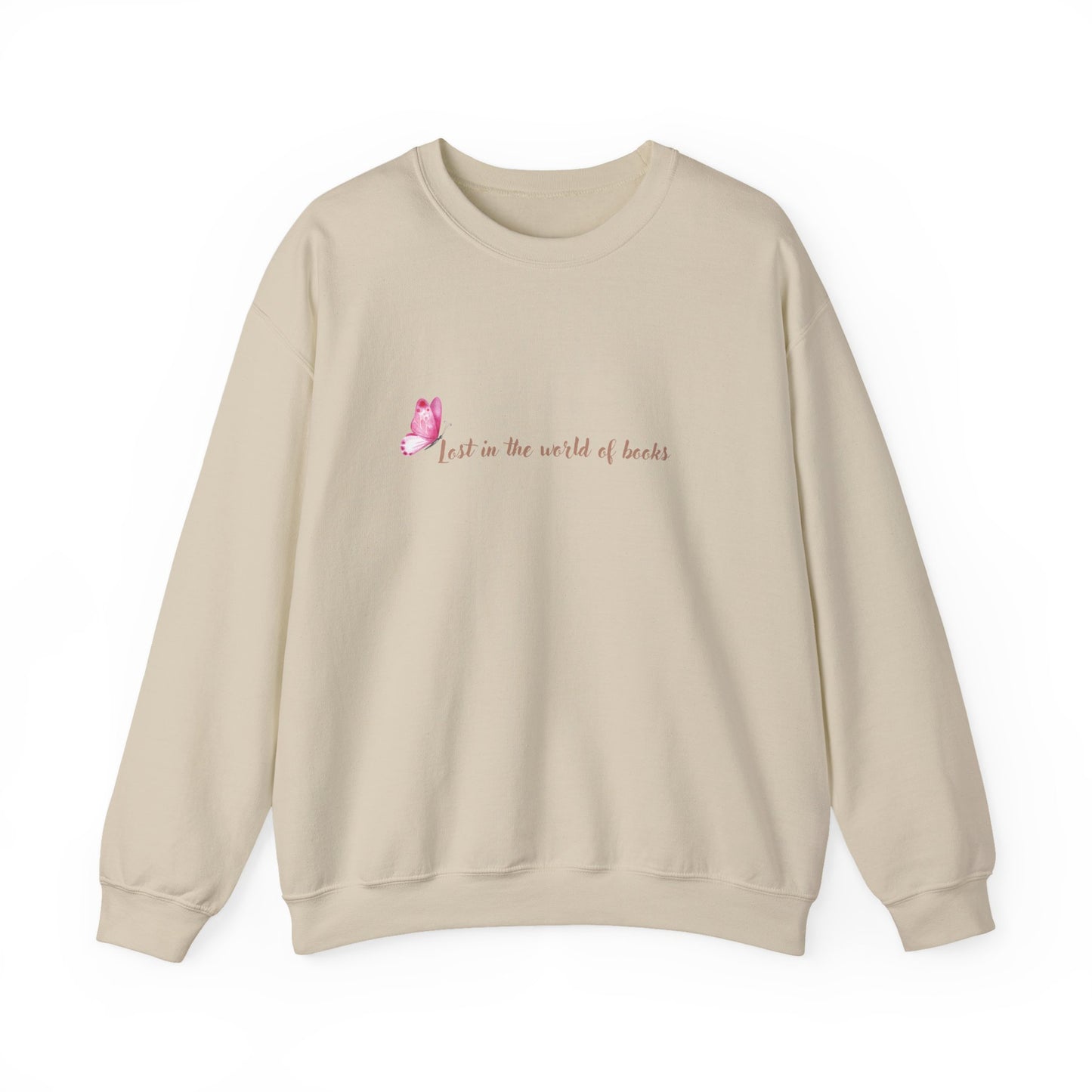 "Lost in The World Of Books" Sweatshirt - Woman