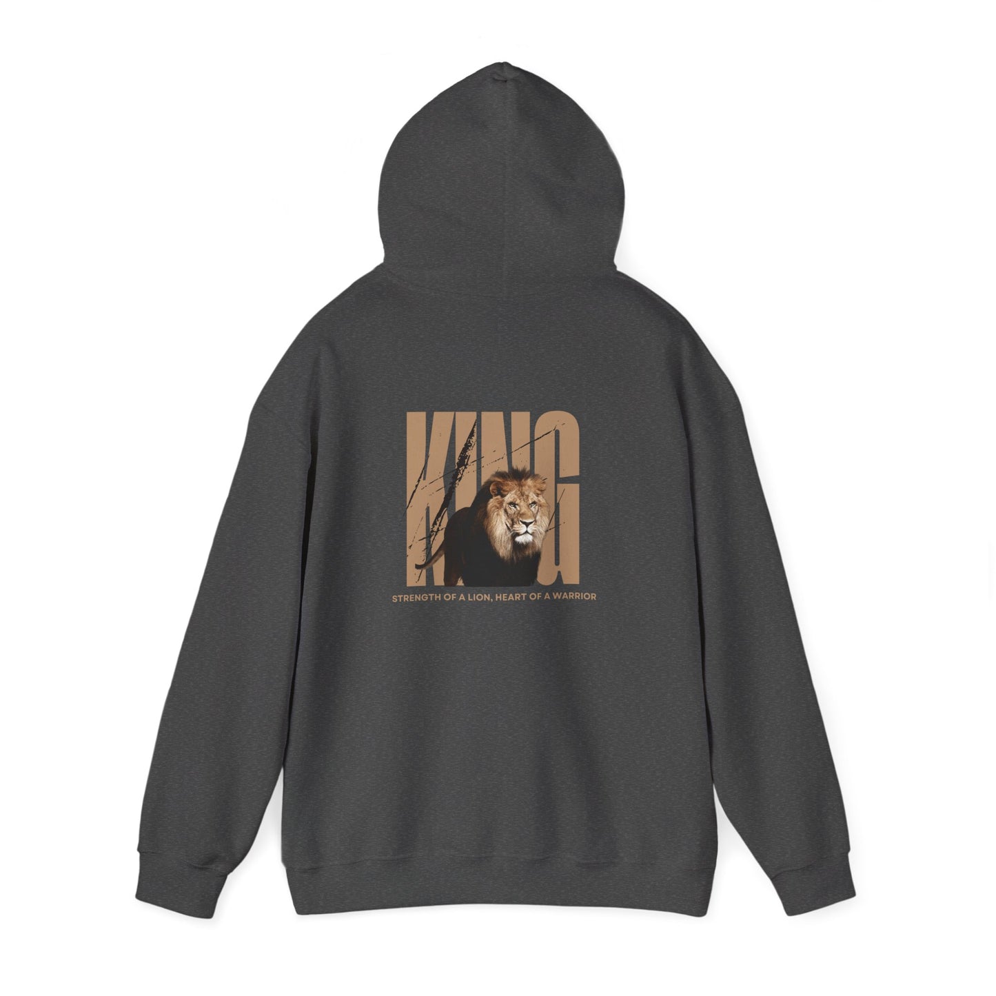 "Strength of a Lion, Heart Of a Warrior" Hoodie - Man