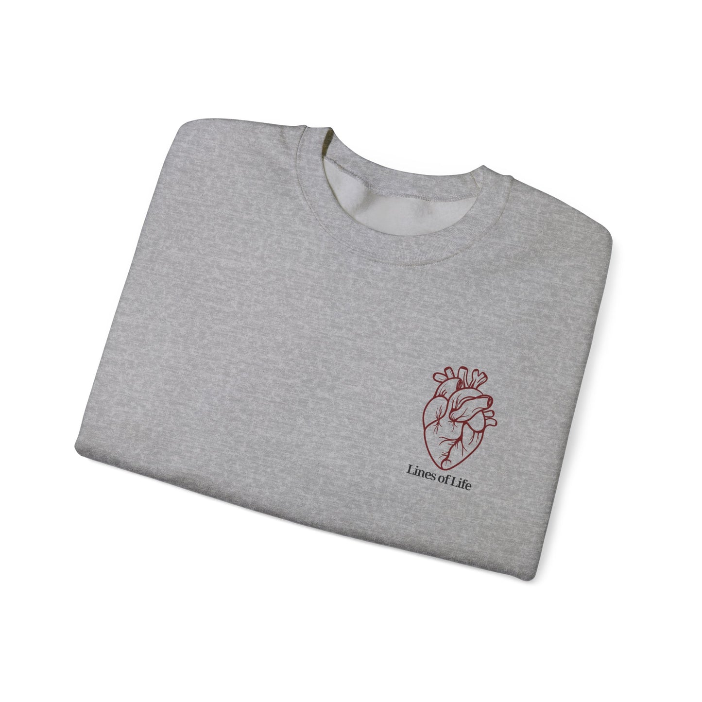 "Lines of Life" Crewneck Sweatshirt - Unisex