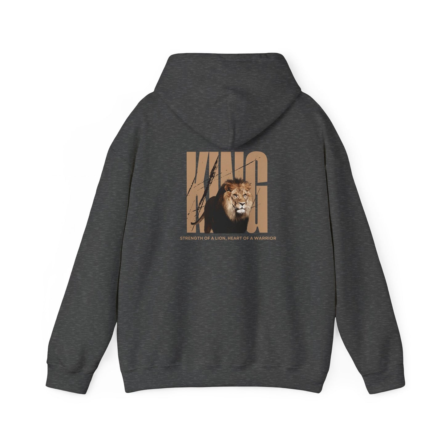 "Strength of a Lion, Heart Of a Warrior" Hoodie - Man