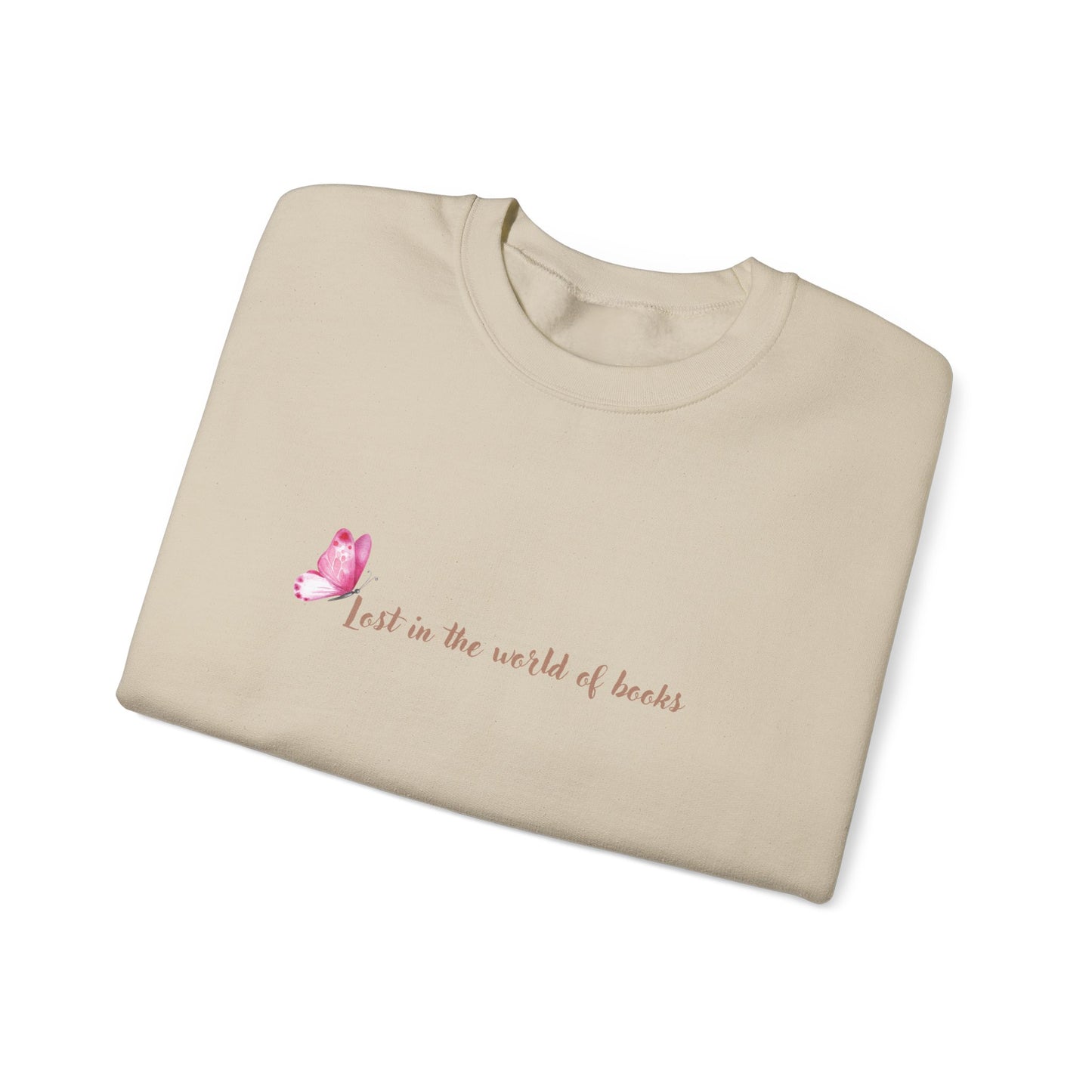 "Lost in The World Of Books" Sweatshirt - Woman