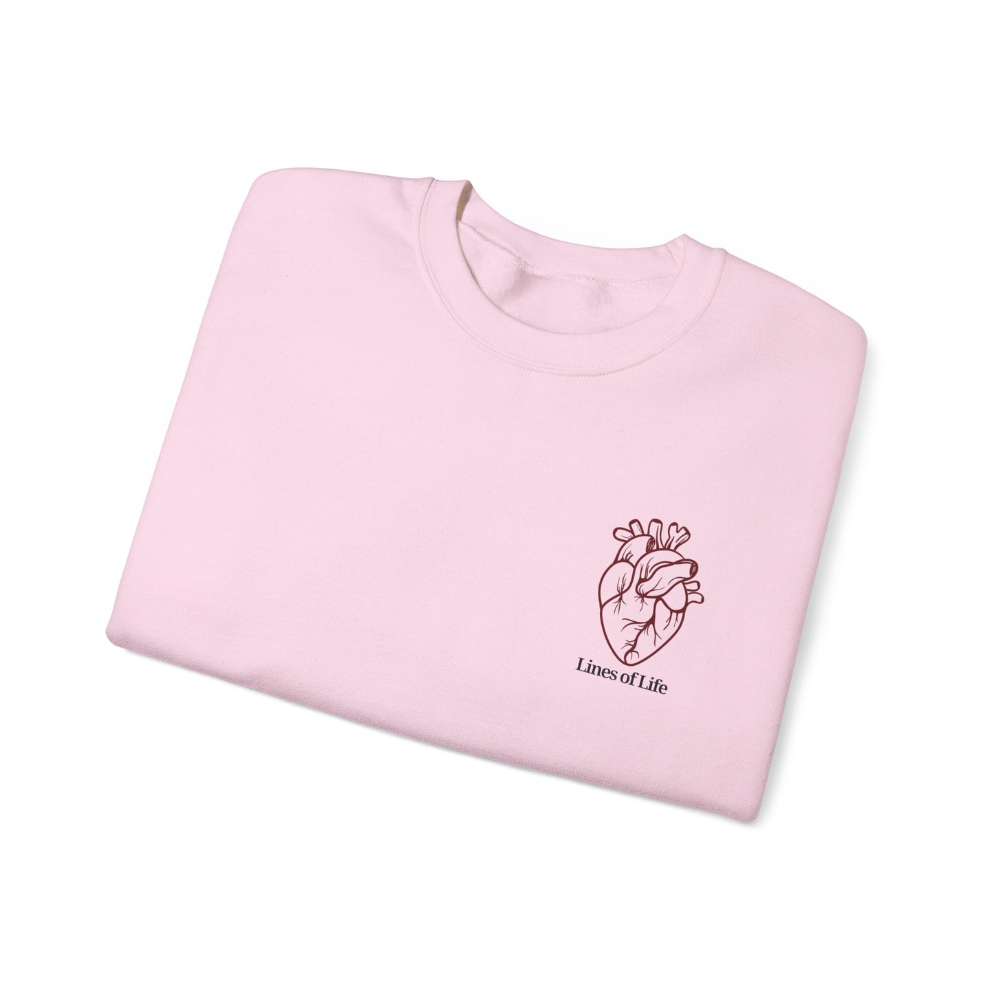 "Lines of Life" Crewneck Sweatshirt - Unisex