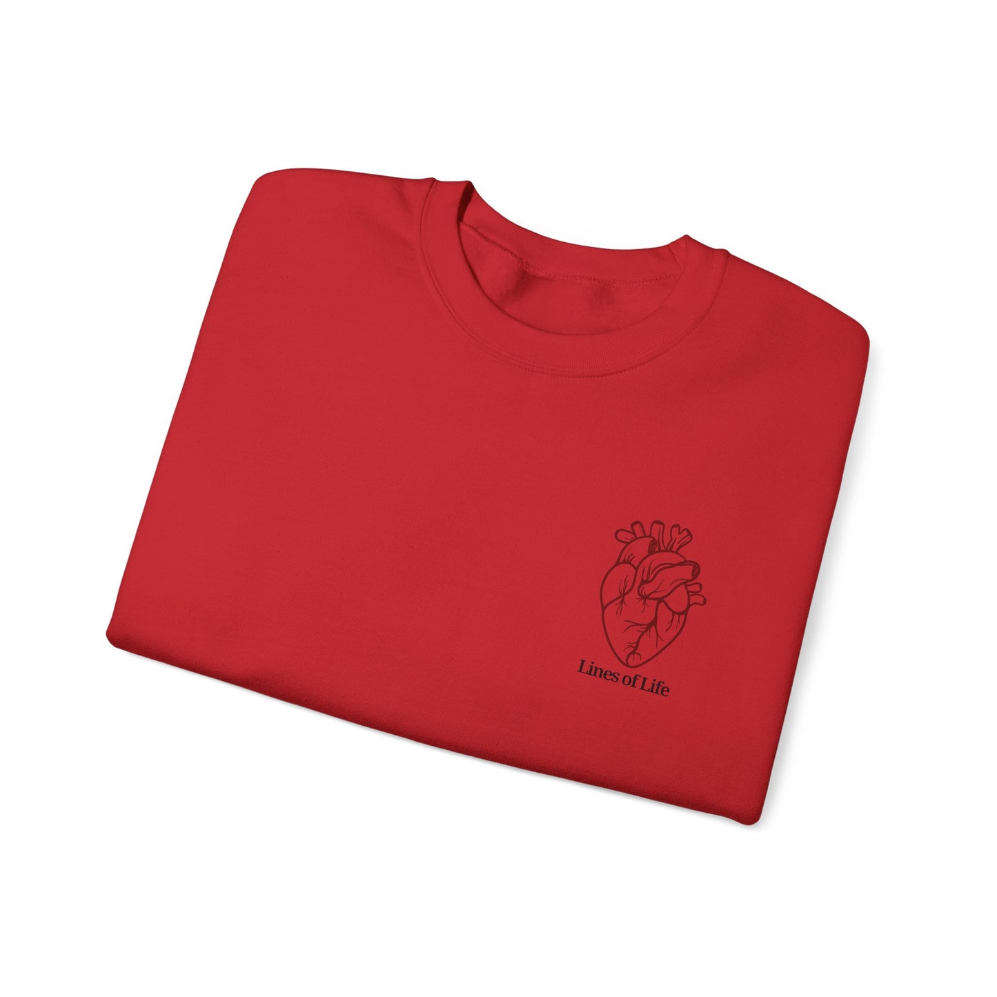 "Lines of Life" Crewneck Sweatshirt - Unisex