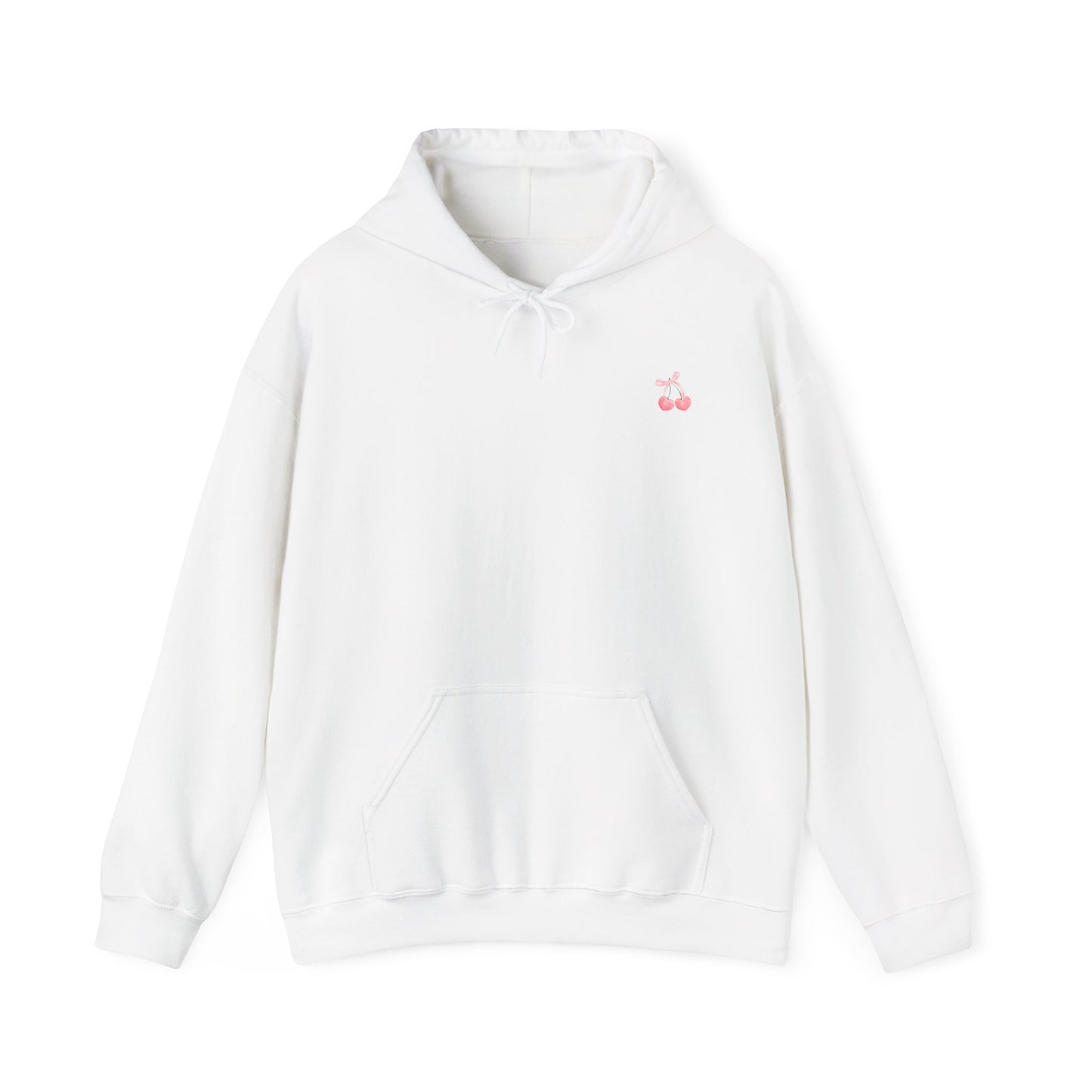 "Chic Cherry Bow" Hoodie - Woman