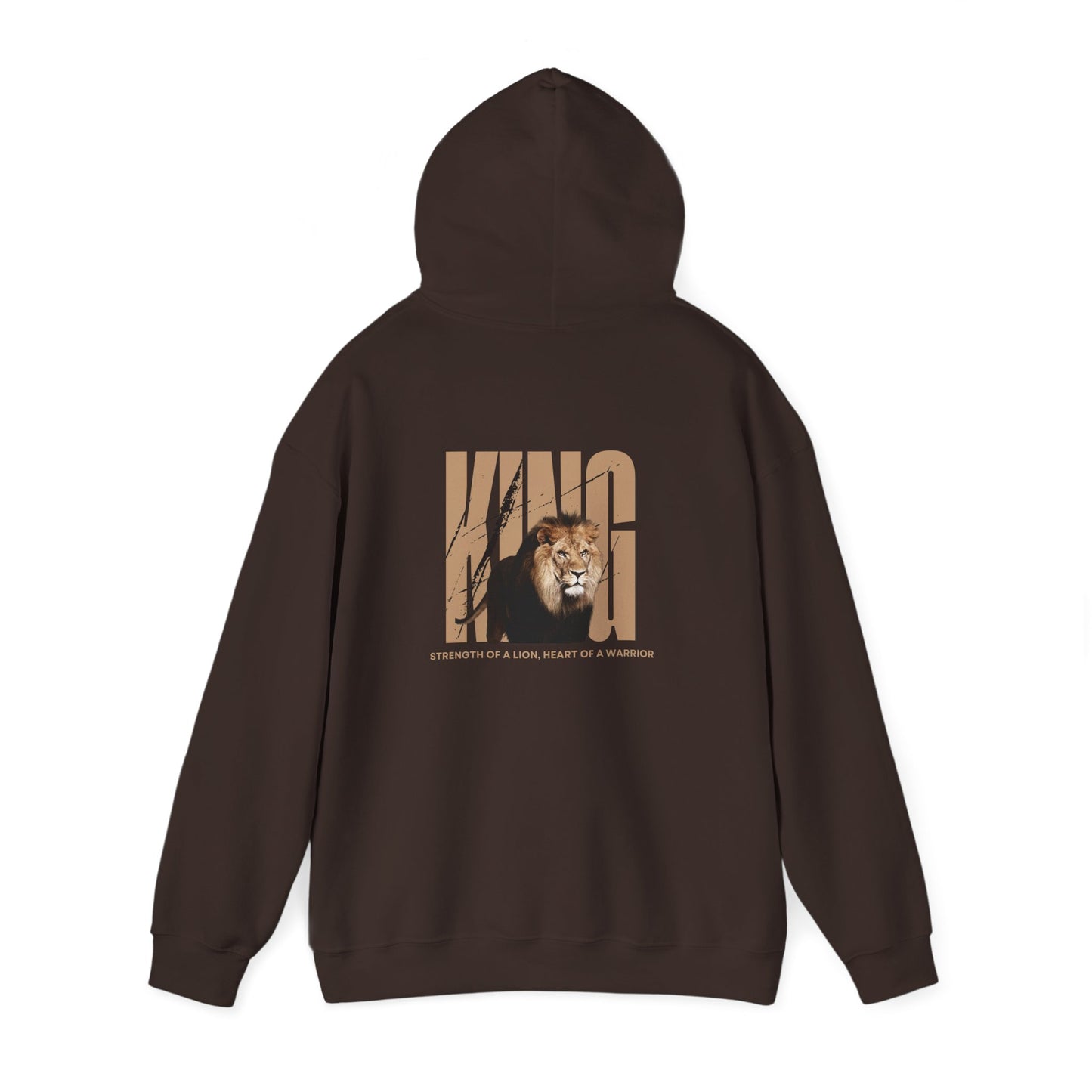 "Strength of a Lion, Heart Of a Warrior" Hoodie - Man