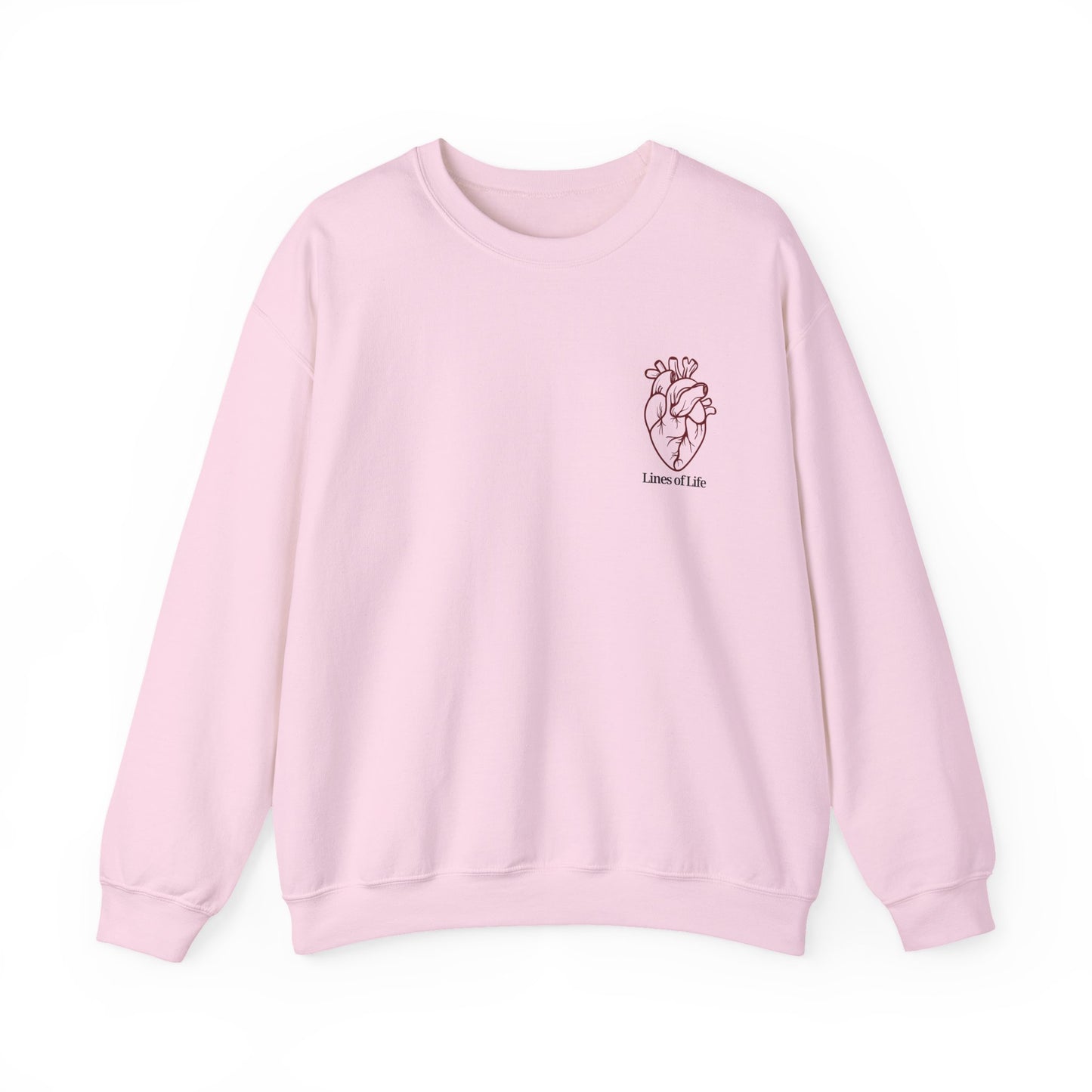 "Lines of Life" Crewneck Sweatshirt - Unisex