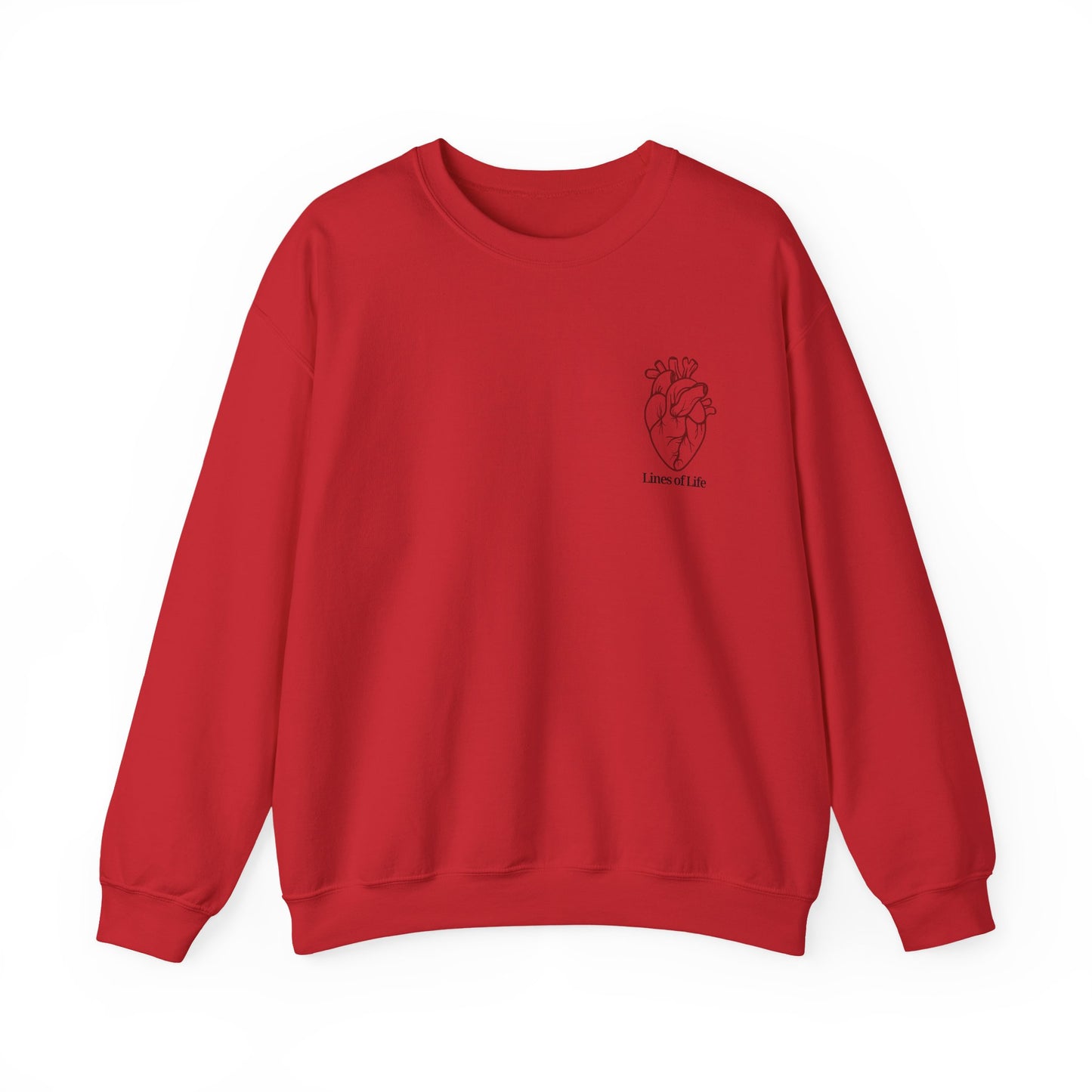 "Lines of Life" Crewneck Sweatshirt - Unisex