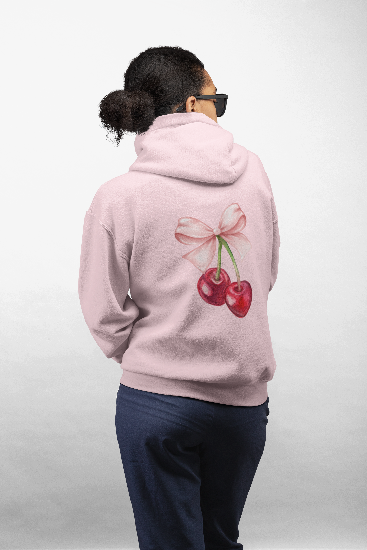"Cherry Bow" Crewneck Sweatshirt - Woman