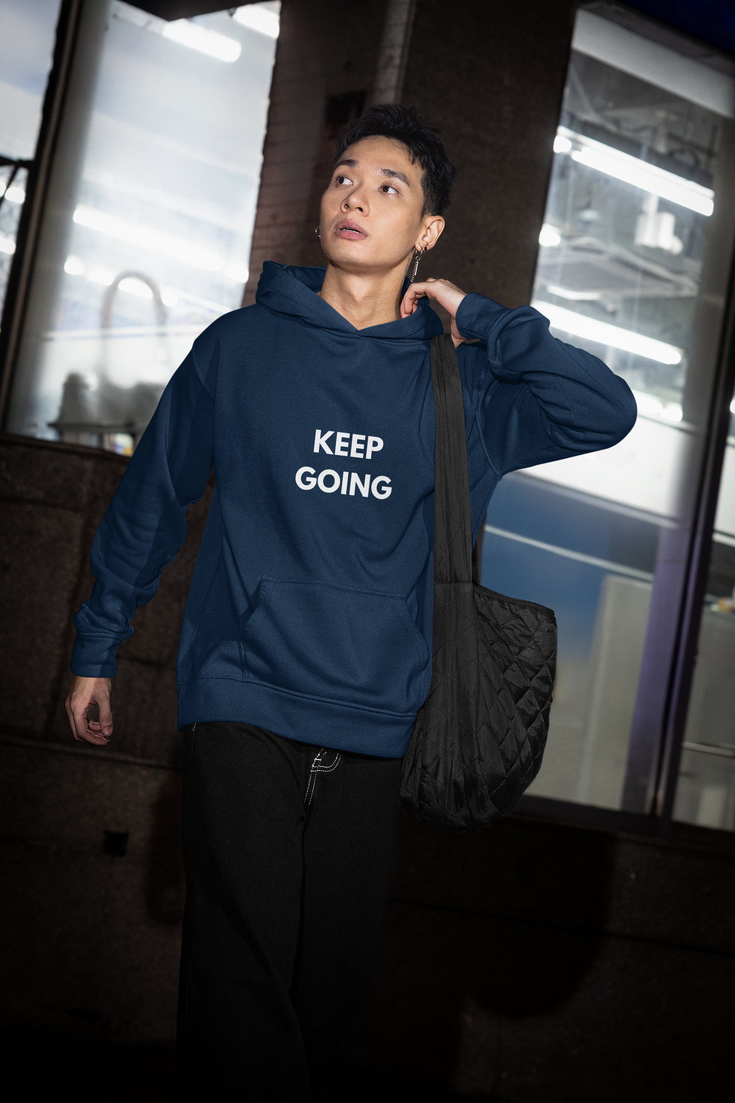 "Keep Going" Hoodie - Man
