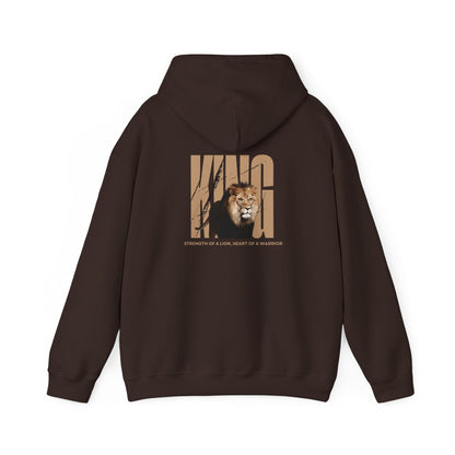 "Strength of a Lion, Heart Of a Warrior" Hoodie - Man