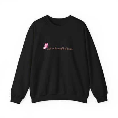 "Lost in The World Of Books" Sweatshirt - Woman