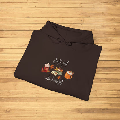 “Just a Girl Who Loves Fall” Hoodie - Woman