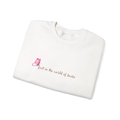 "Lost in The World Of Books" Sweatshirt - Woman