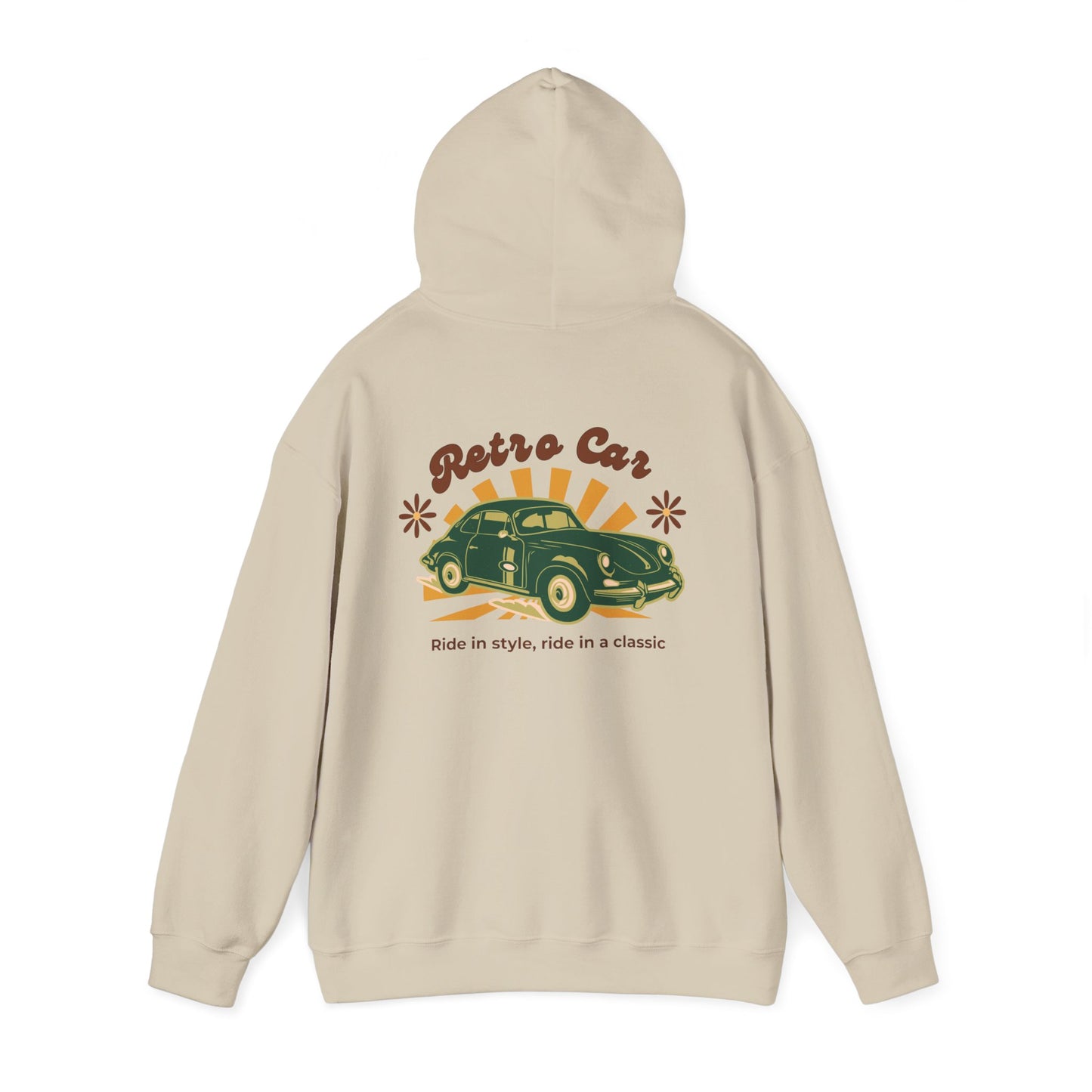 "Retro Car" Hoodie - Man