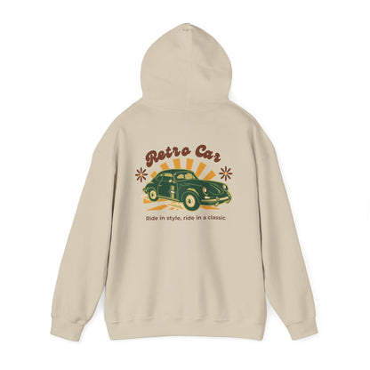 "Retro Car" Hoodie - Man