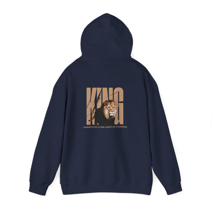 "Strength of a Lion, Heart Of a Warrior" Hoodie - Man