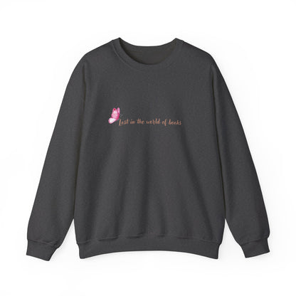 "Lost in The World Of Books" Sweatshirt - Woman