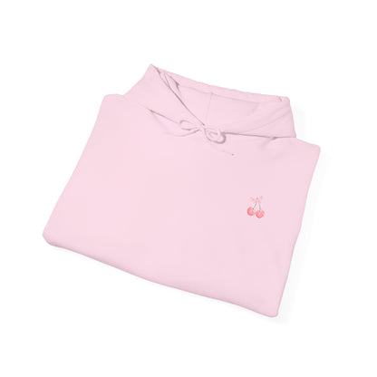 "Chic Cherry Bow" Hoodie - Woman