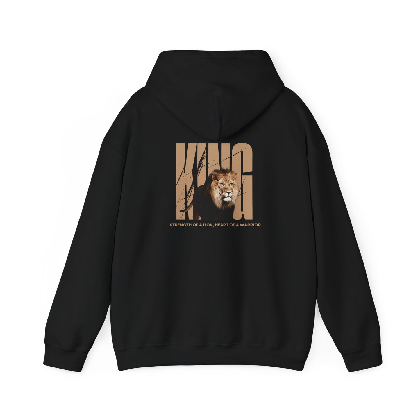 "Strength of a Lion, Heart Of a Warrior" Hoodie - Man