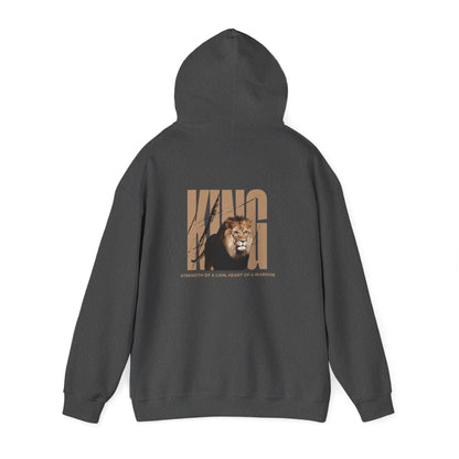 "Strength of a Lion, Heart Of a Warrior" Hoodie - Man