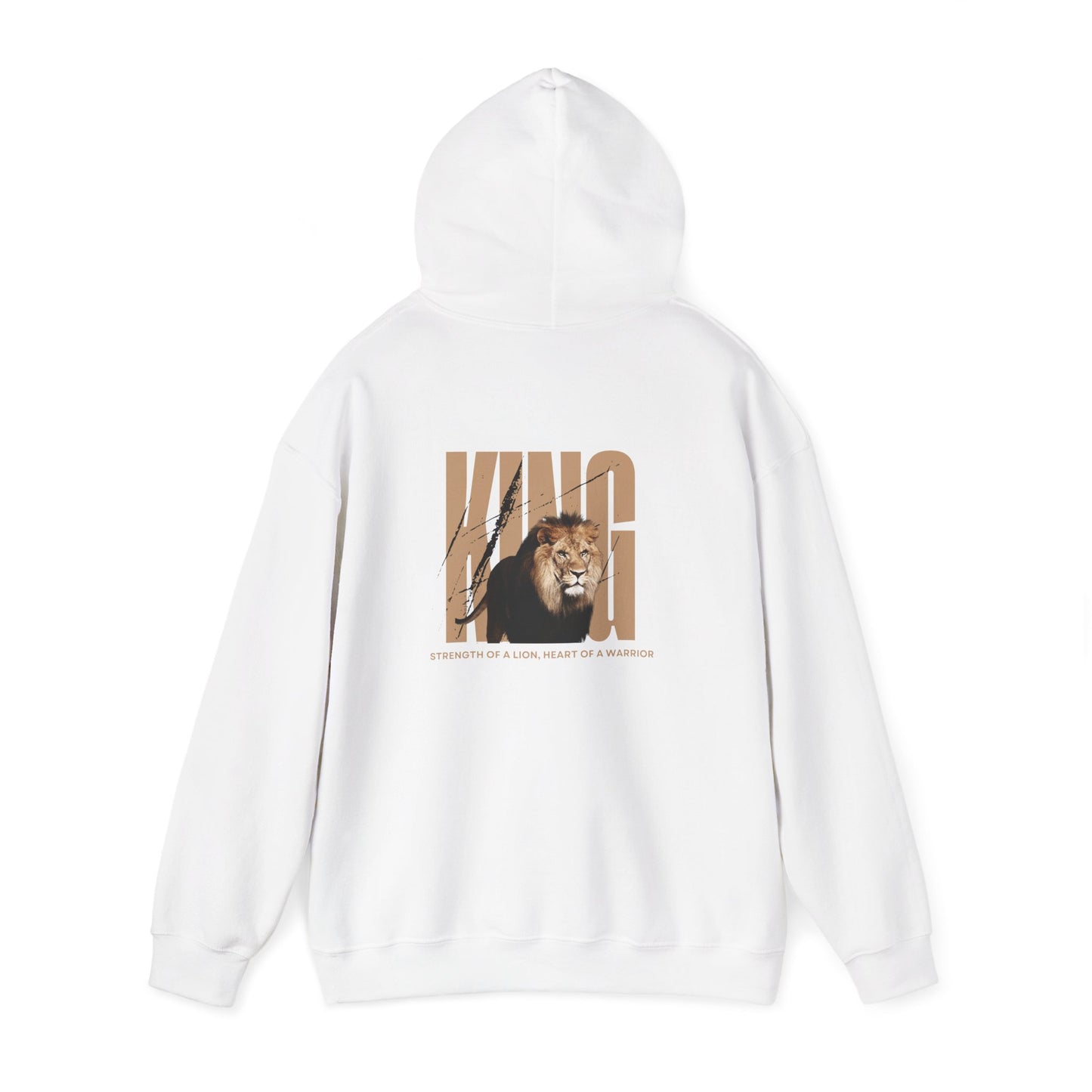 "Strength of a Lion, Heart Of a Warrior" Hoodie - Man