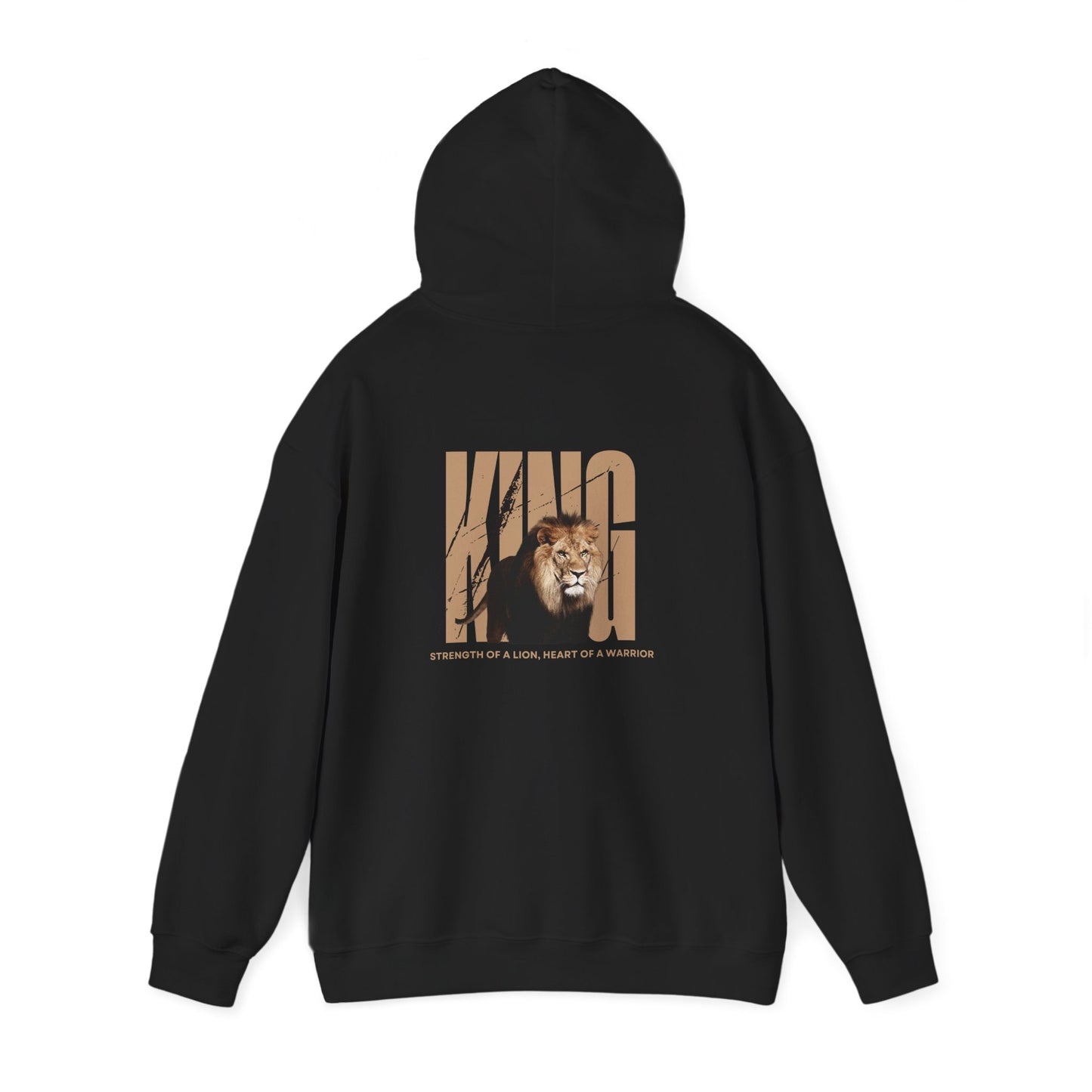 "Strength of a Lion, Heart Of a Warrior" Hoodie - Man