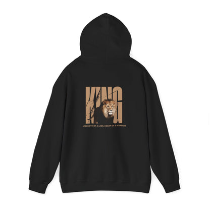 "Strength of a Lion, Heart Of a Warrior" Hoodie - Man