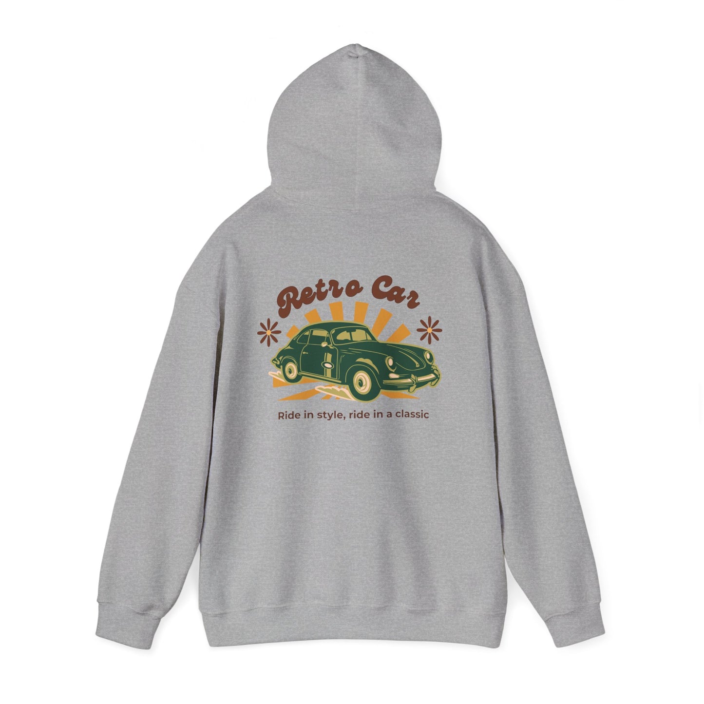 "Retro Car" Hoodie - Man