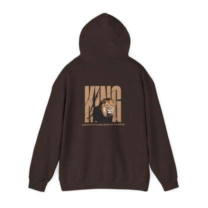 "Strength of a Lion, Heart Of a Warrior" Hoodie - Man