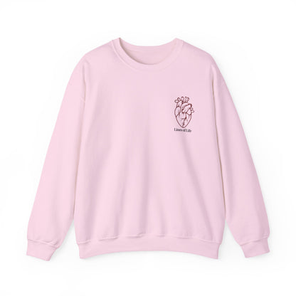 "Lines of Life" Crewneck Sweatshirt - Unisex