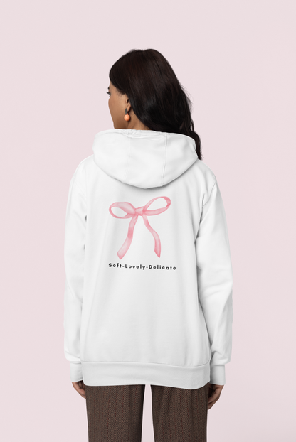 "Chic Cherry Bow" Hoodie - Woman