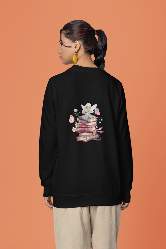 "Lost in The World Of Books" Sweatshirt - Woman