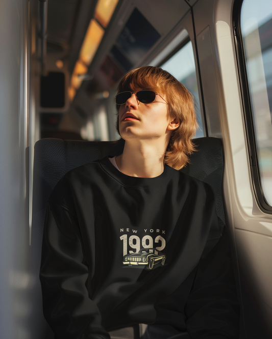 "1992 New York" Crewneck Sweatshirt - Man